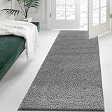 Cozy Haven Shaggy Collection Runner Rug 60x110 cm Grey Non-Slip view 1