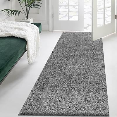 Cozy Haven Shaggy Collection Runner Rug 60x110 cm Grey Non-Slip