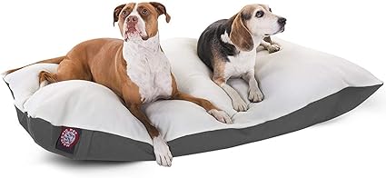 Amazon Com 42 X 60 Inch Gray Rectangle Pillow Pet Dog Bed With