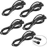 Sumaote 3.28ft 1m 2Pin Extension Cable Wire 22AWG with Male and Female Connectors at Both Ends IP67 Waterproof for Sumaote Single Color LED Deck Lights, Pack of 5