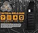 SUNLAND Rifle Case Tactical Gun Case for AR15 with 5 Pouches Heavy Duty Rifle Bag