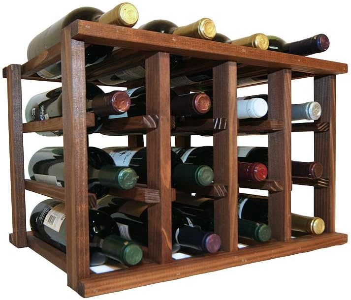 Best Walnut Finish Wine Rack Under Cabinet