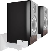 Suptek Dual Side Clamping Bookshelf Speaker Wall Mount (2 Pack) White SPM201W view 7