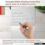 Papa Prints Pack of 20 A5 Blank Cards and Envelopes 350 GSM White Eco-Friendly view 5