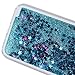 Galaxy Core Prime Case,NSSTAR Galaxy Core Prime [Liquid] [Glitter] Case,Creative Design Flowing Liquid Floating Bling Glitter Sparkle Stars Clear Hard Case for Samsung Galaxy Core Prime G360(Blue)