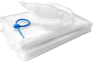 LATHEVEE Water Storage Bladder Bathtub Drinking Water Bag Food-Grade Storage Emergency Drinking Water Container, Comes with Hand Pump,Disaster and Hurricane Survival (100 Gallon) (1pcs)