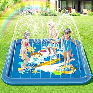 Tapete de Juegos de Agua 170CM - Aspersor de Juego Agua