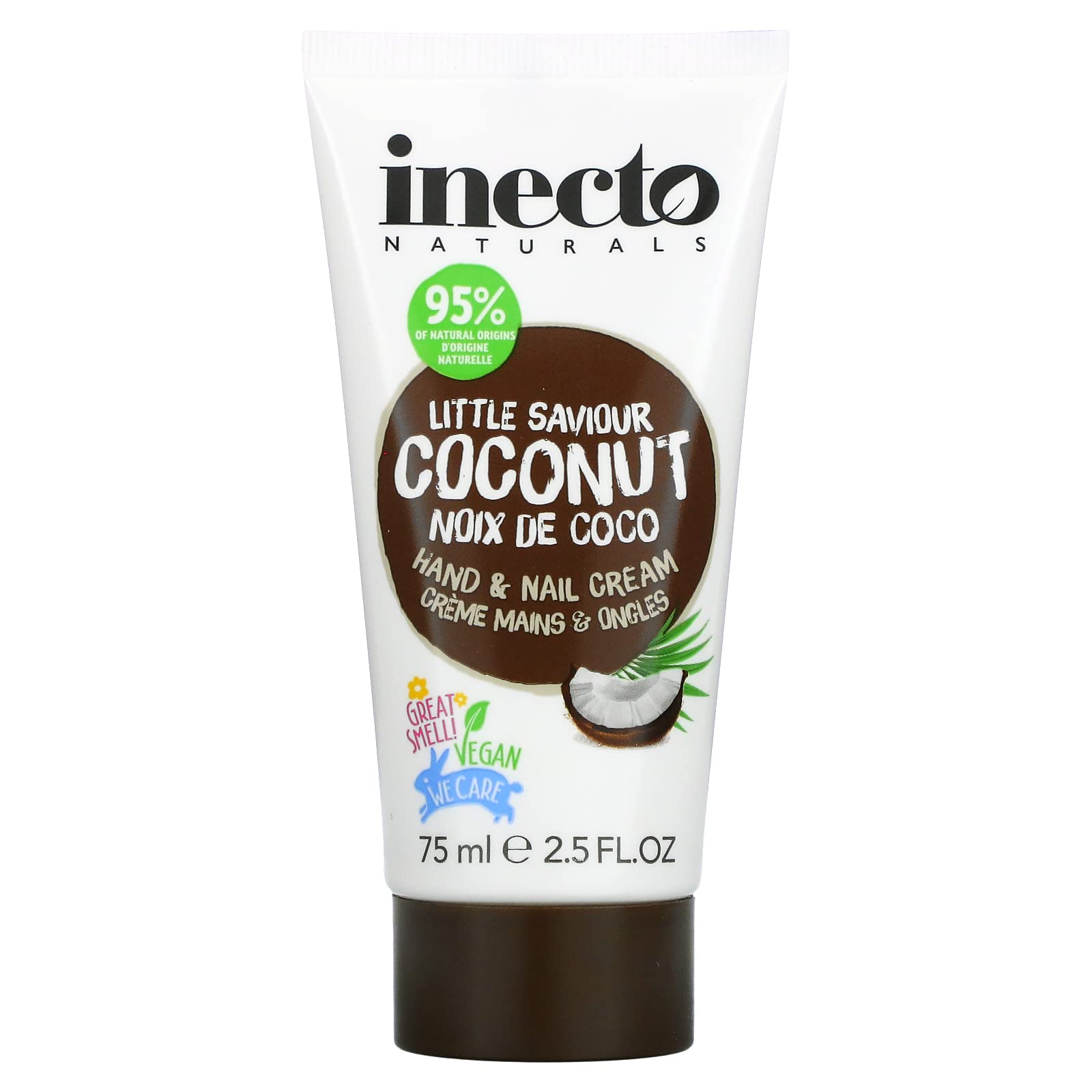 Inecto Pure Coconut Hand and Nail Cream 75ml