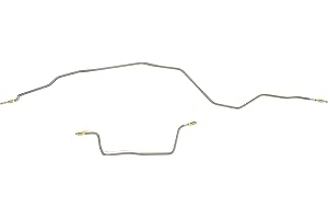 Rear Axle Brake Lines - Fits 97-01 Jeep Cherokee w/Chrysler Rear Axle - Stainless - The Stop Shop