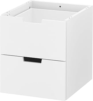 Amazon Com Ikea Nordli Modular 2 Drawer Chest White Kitchen