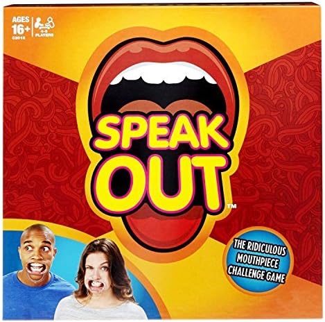Face Game Speak Out Board Game Mouth Guard Challenge Game Watch Ya' Mouth Adult Phrase Card Game Expension Pace for Famliy by SZHSR