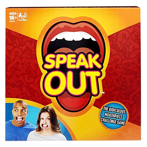 Face Game Speak Out Board Game Mouth Guard Challenge Game Watch Ya' Mouth Adult Phrase Card Game Expension Pace for Famliy by SZHSR
