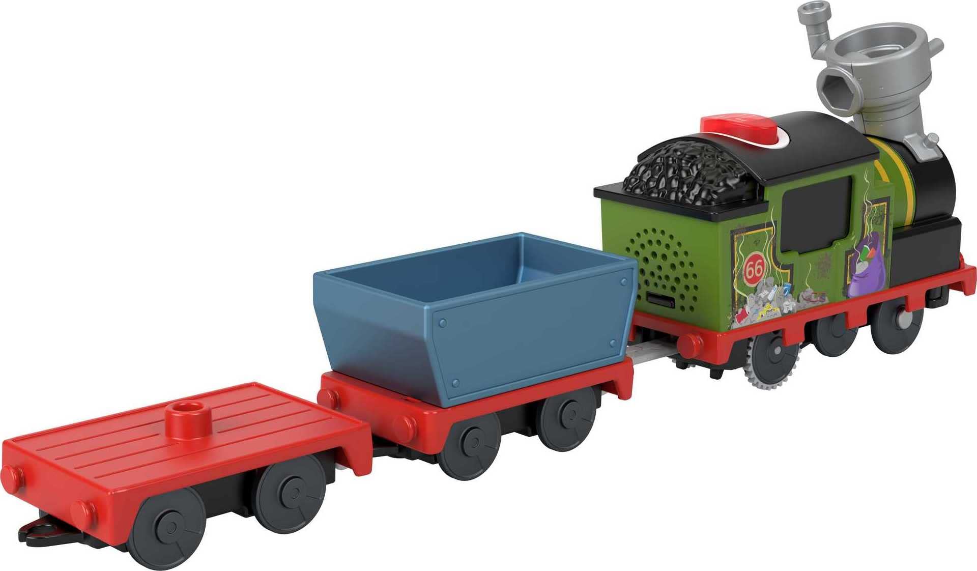 Thomas & Friends Motorized Toy Train Talking Whiff Engine with Sounds Phrases & Cargo Car for Preschool Pretend Play Kids Ages 3+ Years