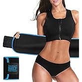 AMZBOSS Waist Trainer for Women Lower Belly Fat, Waist Sweat Band for Women, Belly Band Sweat Belt, Stomach Wrap, Body Shaper