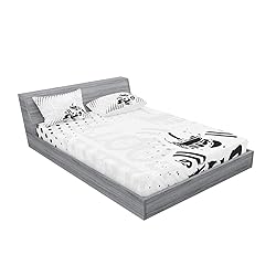 Ambesonne Sports Fitted Sheet & Pillow