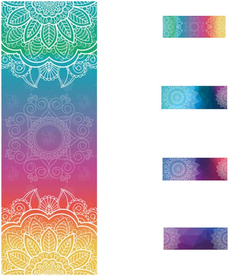 snaked cat Yoga Towel Mat Non-Slip, Yoga Mat, Digital Printing, Machine Washable, Non-Slip, Suitable for Practicing Yoga, Light Exercise (M01701, OneSize)