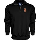 Blue 84 NCAA mens Ncaa Officially Licensed Quarter Zip Sweatshirt Icon Black