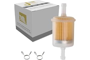 JLM MARINE 5007335 Inline Fuel Filter for Johnson Evinrude OMC BRP 40 50 60 75 90 115 150 175 200 HP Outboard Motor 18-7722