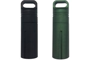 Silfrae Military Level Waterproof Airtight Life Capsule Seal Bottle Match Case Camping Essentials Tool Outdoor EDC Survival S