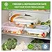Glass Food Storage 2-Compartment Containers - Divided Meal Prep Lunch Boxes - 3-Pack - Microwave, Freezer, Dishwasher Safe - Airtight Lids, Portion Control Set, 3 x 32 Oz