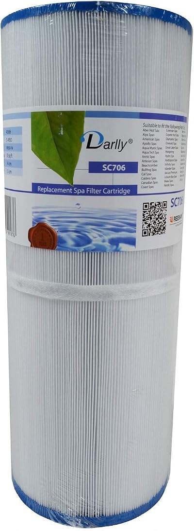 Darlly Hot Tub Filter C4950 Unicel 50' Spa Cartridge PRB501N Darlly