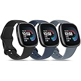 3 PACK Sport Band Compatible with Fitbit Sense 2