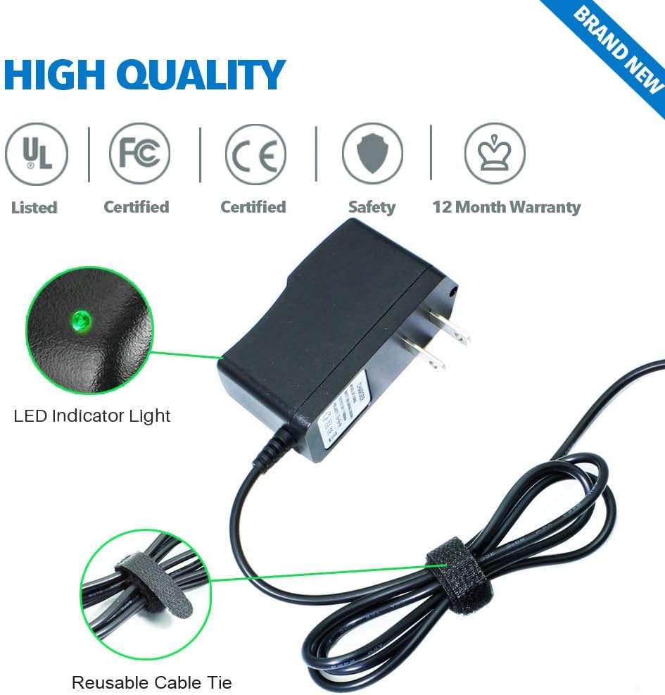 UL Listed 9V AC/DC Power Adapter for Arduino/Schwinn Bike A10 A20 A40 220 430 Elliptical Recumbent Upright Trainer/Crosley Cruiser CR8005A - Center Positive 5.5x2.1mm Power Supply Cord for UNO R3: Home Audio & Theater