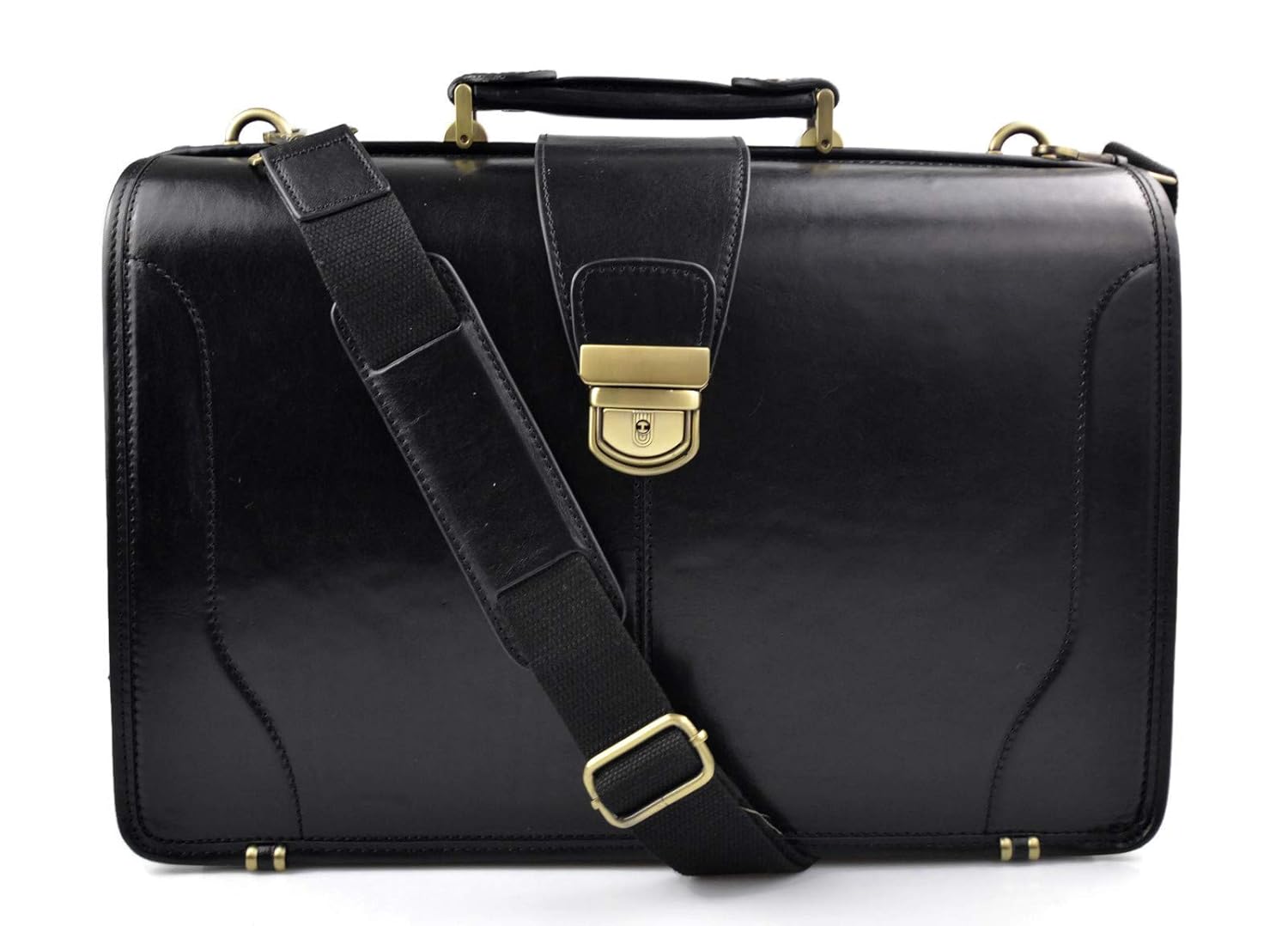 Doctor bag leather mens doctor bag XXL handbag ladies medical bag