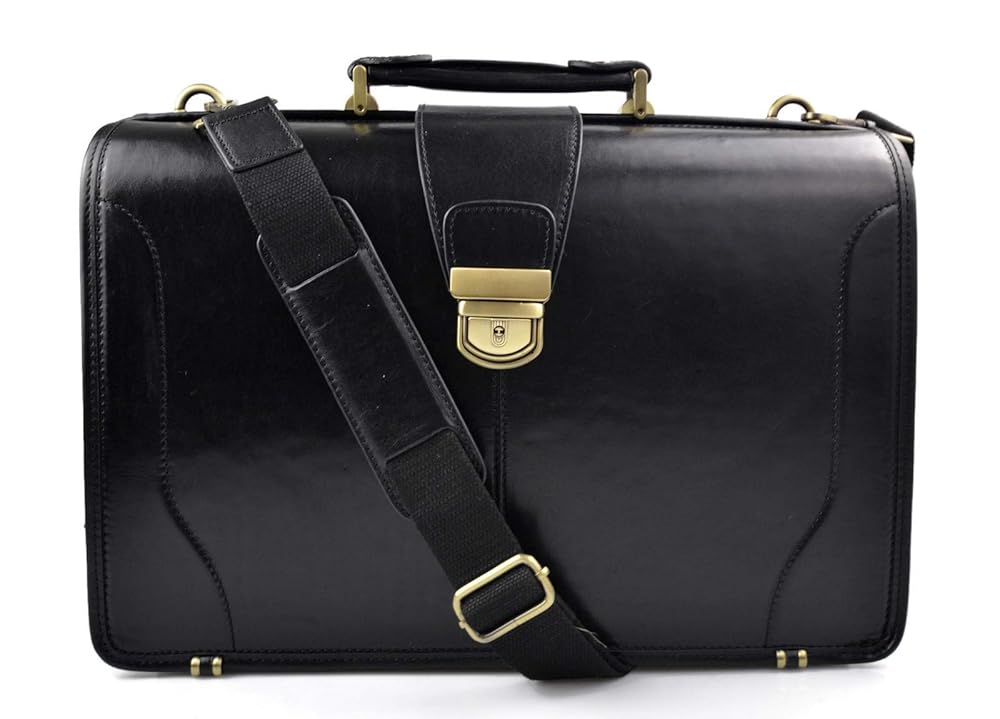 Doctor bag leather mens doctor bag XXL handbag ladies medical bag