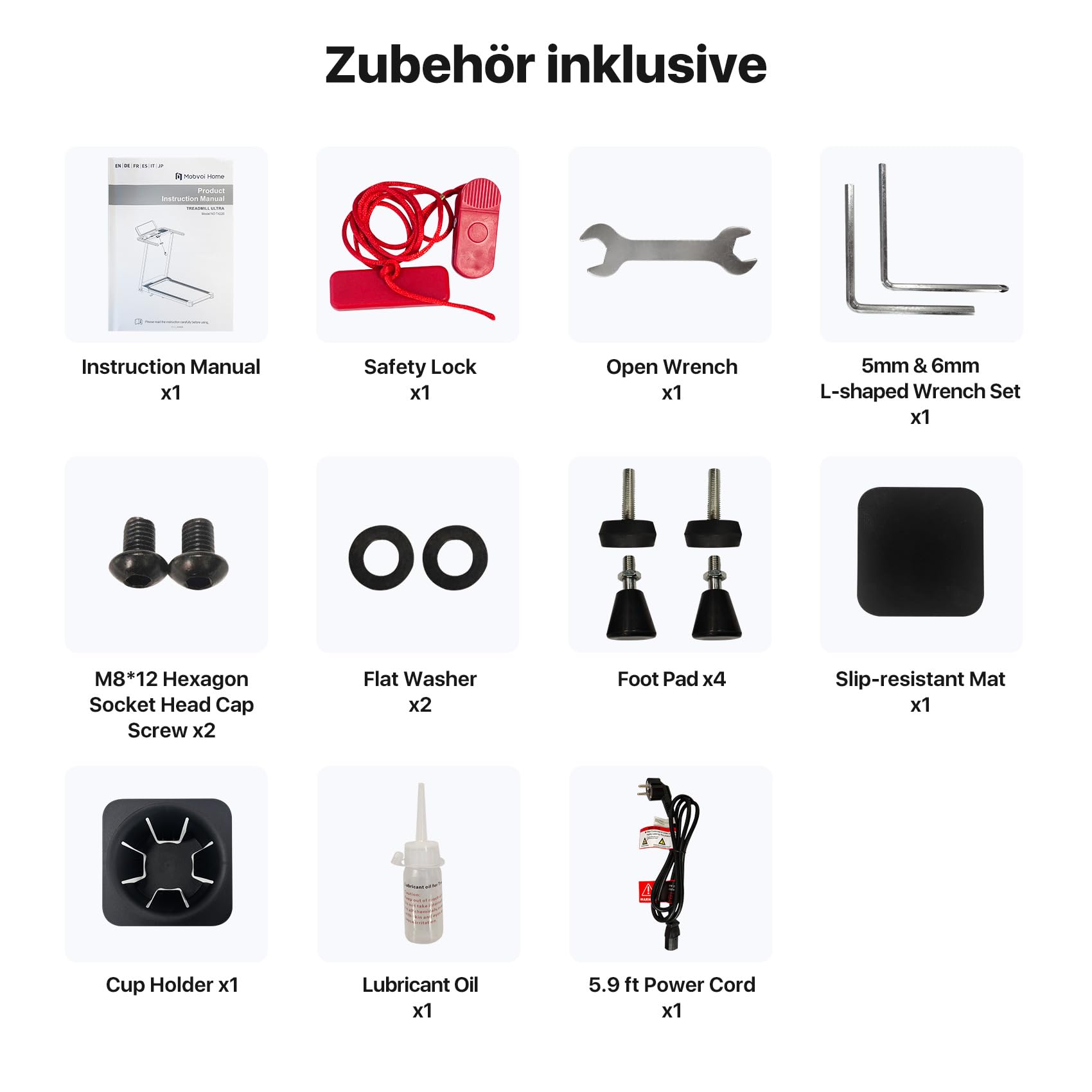 Mobvoi Home Laufband Ultra Intelligente KI 3-in-1 Gehpad mit 6% Steigung 2,5 PS Laufband zum Gehen und Laufen Halterung für Tasse Telefon Laptop Große Lauffläche TicSports Zwift Kinomap 12km/h 120kg 9