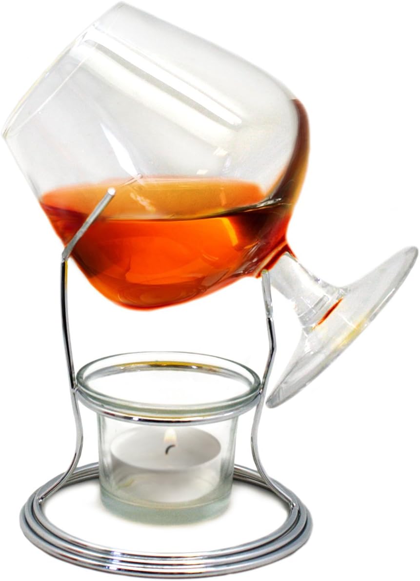 Vin Bouquet FIA 269 Brandy & Cognac Wärmer, Silber, Edelstahl, 20 x 15