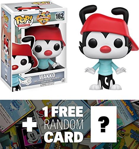 Wakko: Funko POP! x Animaniacs Vinyl Figure + 1 FREE American Cartoon Trading Card Bundle (106320)