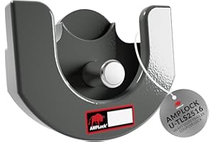 Trailer Coupler Lock 2-5/16'' for RV, Camper & Utility Trailers – Heavy Duty Anti-Theft Hitch Lock – Stainless Steel & Ductil