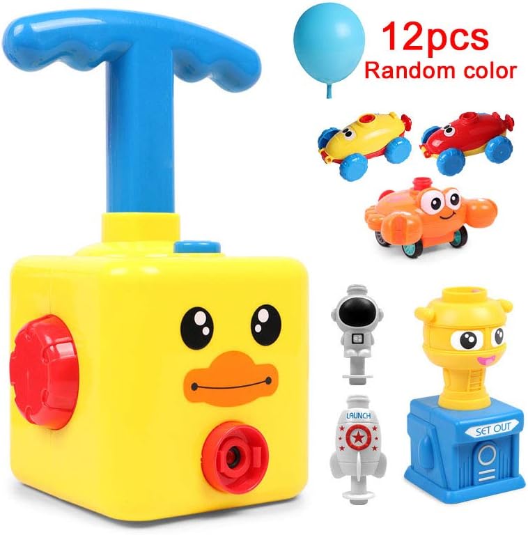 HOWADE Balloon Powered Launch Car,Inflatable balloon car toy pump set - Image 4