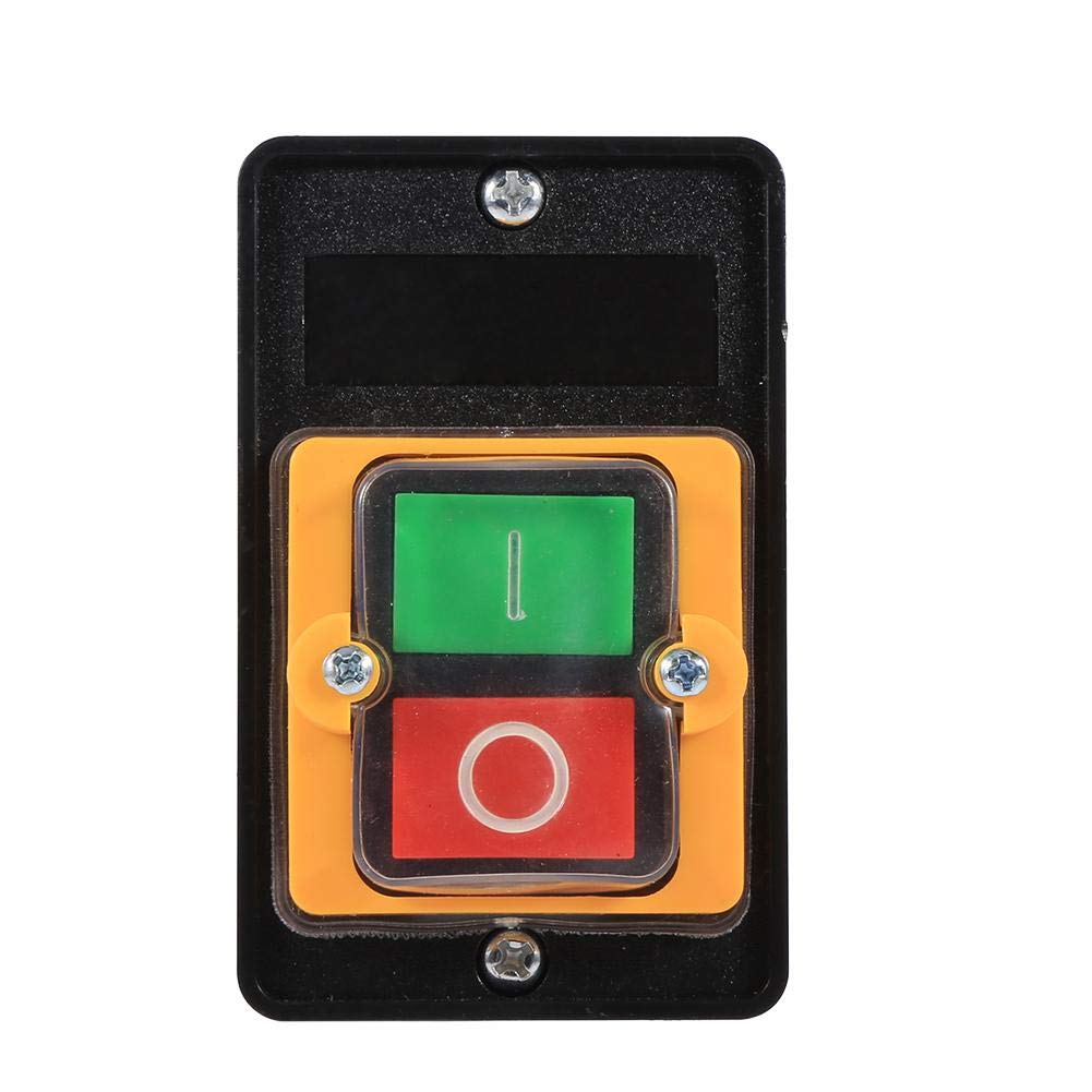 Waterproof Button Switch, ON/OFF Push Button Switch, 10A 380V, for Industrial Machinery, Mechanical Equipment, Construction Tools