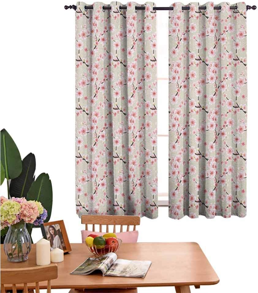 Insulated solid grommet top Windproof Curtain Japanese