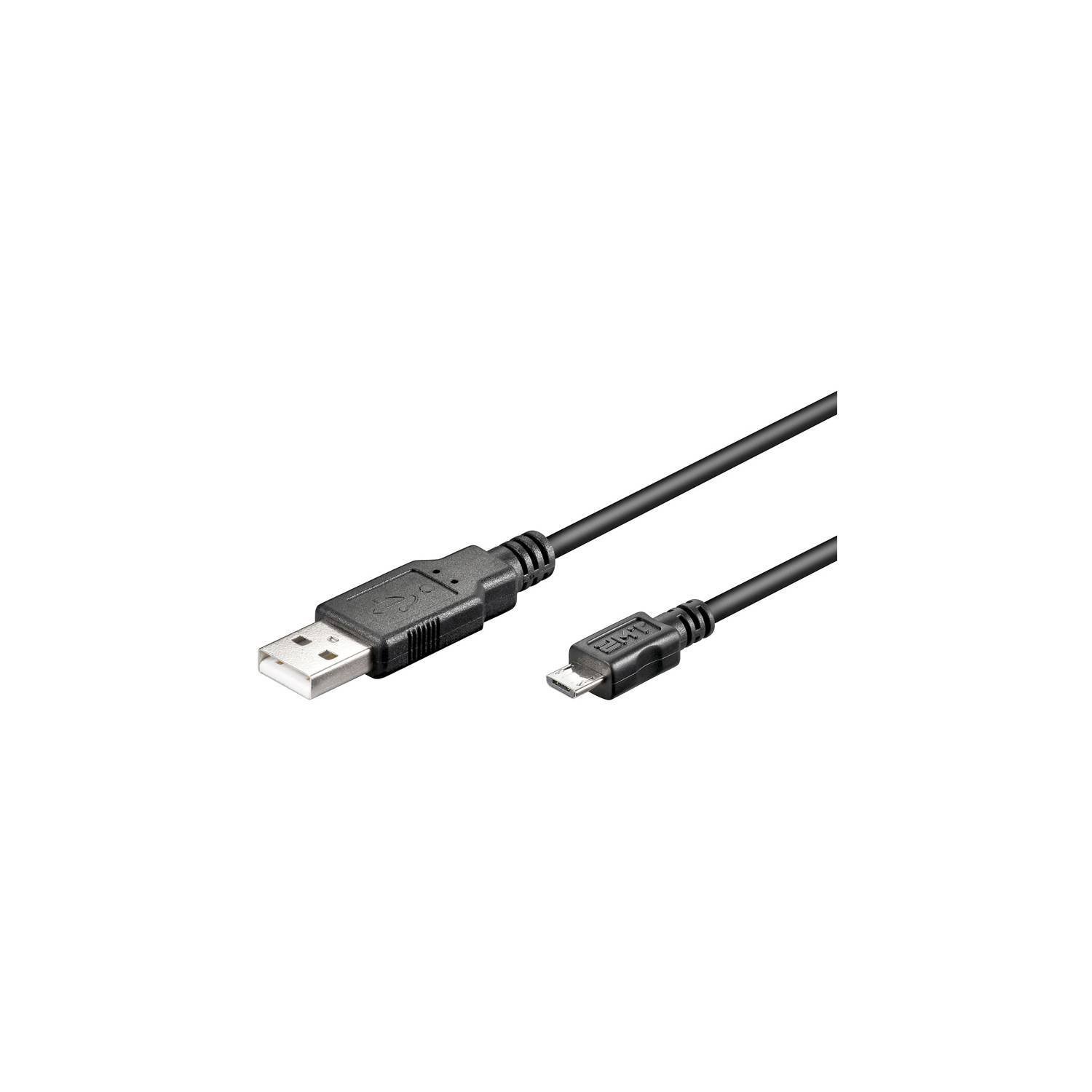 Goobay 95735 USB 2.0 Hi-Speed Cable, Black, 0.3m Length