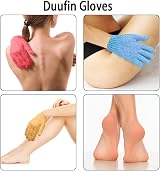 Duufin Exfoliating Gloves 14 Pairs Body Scrubber 7 Colours for Spa view 3