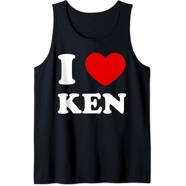 Amazon.com: I Love Ken I Heart Ken Funny Ken T-Shirt : Clothing