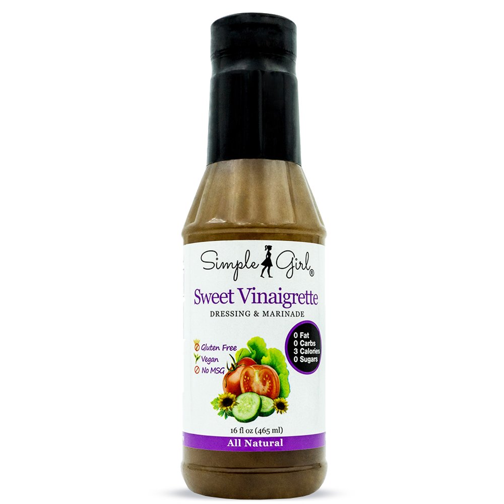 Simple Girl Sweet Vinaigrette SugarFree Salad Dressing 16 oz