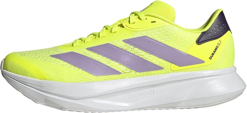 Homme Duramo SL 2 Running Shoes, Solar Yellow/Powder Plum/Aurora Plum, 42 EU — photo 1 sur 8