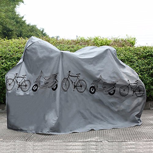 UV protector cover dustproof Bike Rain Dust Cover Waterproof Outdoor Gray For Bike Bicycle Cycling
