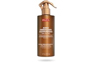 PUPA Milano Multifunction Tanning Water - Lightweight Mist Tanning Accelerator for the Perfect Summer Glow - Achieve a Tanned, Bronze Complexion - Infused With Castor Oil for Skin Hydration - 13.5 oz