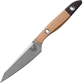Benchmade True Paring Knife Kitchen Knife, CPM-154 Steel Blade (4045-02) | Maple Valley Black Bolster handle with black bolster, Clip-Point blade