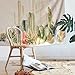 ARFBEAR Cactus Tapestry, Wall hangings Yellow and Green Watercolor Printed Nature Small tablecloths Wall Tapestry 51x59.1inches