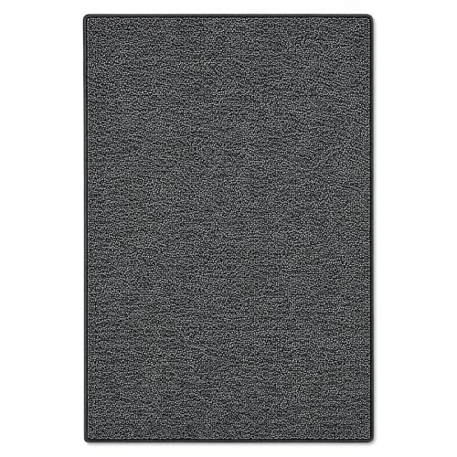 casa pura Teppich Läufer London - Meterware - Teppichläufer für Wohnzimmer, Flur, Küche - Flacher Schlingenflor (Anthrazit - 100x500 cm)