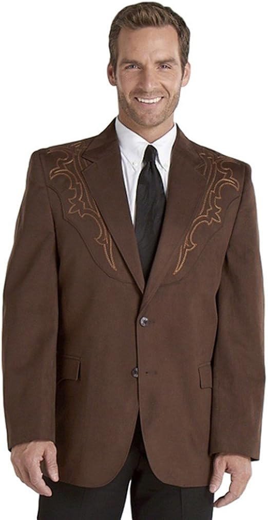 Buy Circle S Men's Galveston Sport Coat Reg, Tall Chestnut 44 R at