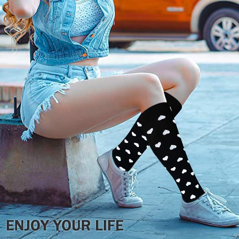 Copper Compression Socks for Women and Men(20-30 mmHg) - Best Medical for Running Athletic Nurses Pregnancy Flight Travel: Clothing
