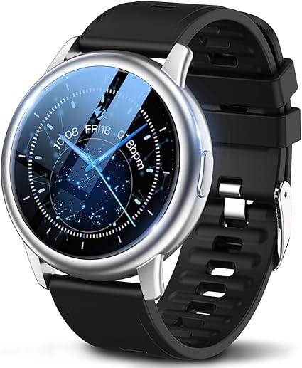Amazon スマートウォッチ レディース 最新版 Ip68防水 スマートウォッチ 人気 フルタッチスクリーン Smart Watch 着信通知 音楽コントロール Gps運動記録 カスタマイズできるダイヤル Appには24個のダイヤルが付属しています マルチ運動モード 目覚まし時計 長座