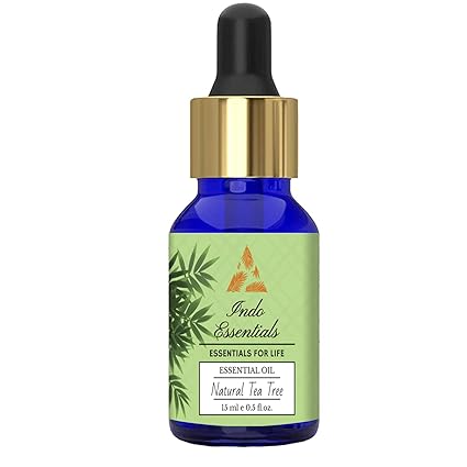 Indo Essentials Tea Tree Essential Oil Steam Distilled (15 ml)
